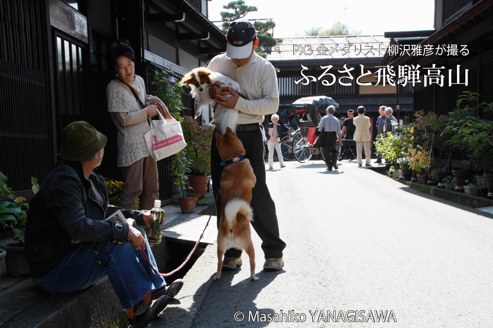 晩夏の飛騨高山(古い町並み)　撮影・柳沢雅彦