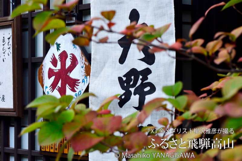 晩夏の飛騨高山(古い町並み)　撮影・柳沢雅彦